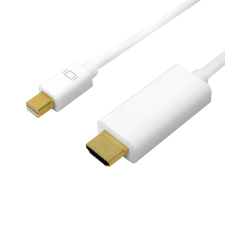 LogiLink - Mini DisplayPort to HDMI; 4K; white; 3m kábel és adapter
