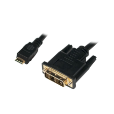 LogiLink Mini-HDMI apa –> DVI-D kábel apa, 1 m (CHM002) (CHM002) kábel és adapter