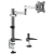 LogiLink - Monitor desk mount; tilt -35°/+35°; swivel -90°/90°