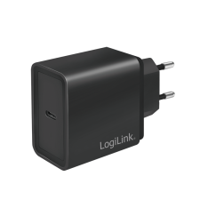 LogiLink PA0258 USB-C Hálózati töltő - Fekete (18W) mobiltelefon kellék