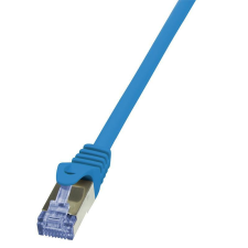 LogiLink - patch kábel, Cat.6A 10G S/FTP PIMF PrimeLine kék 1m - CQ3036S kábel és adapter