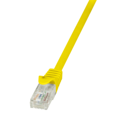 LogiLink Patch kábel Econline, Cat.5e, U/UTP, sárga, 10 m - CP1097U kábel és adapter