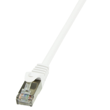  LogiLink Patch kábel Econline, Cat.6, F/UTP, fehér, 2 m kábel és adapter