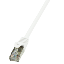 LogiLink patch kábel econline, cat.6, f/utp, fehér, 3 m kábel és adapter