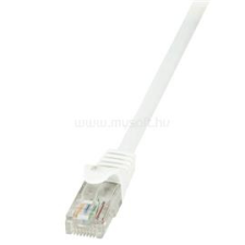 LogiLink Patch kábel Econline, Cat.6, U/UTP, fehér, 10 m (LOGILINK_CP2091U) kábel és adapter