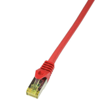 LogiLink Patch kábel GHMT tanúsítvánnyal Cat.6A S/FTP piros 20m (CQ5114S) kábel és adapter