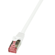 LogiLink Patch kábel PrimeLine, Cat.6, S/FTP, fehér, 20 m kábel és adapter