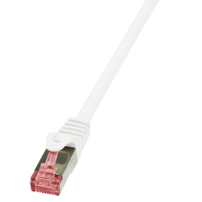 LogiLink Patch kábel PrimeLine, Cat.6, S/FTP, fehér, 50 m kábel és adapter