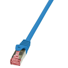 LogiLink Patch kábel PrimeLine, Cat.6, S/FTP, kék, 1,5 m kábel és adapter