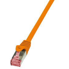 LogiLink Patch kábel PrimeLine, Cat.6, S/FTP, narancssárga, 5 m kábel és adapter