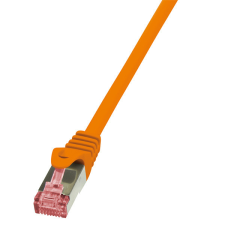 LogiLink Patch kábel PrimeLine, Cat.6, S/FTP, narancssárga, 7,5 m kábel és adapter