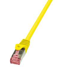 LogiLink Patch kábel PrimeLine, Cat.6, S/FTP, sárga, 3 m kábel és adapter