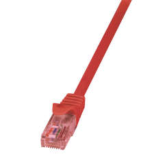 LogiLink Patch kábel PrimeLine, Cat.6, U/UTP, piros, 2 m kábel és adapter