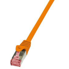 LogiLink Patch kábel PrimeLine, Cat.6A, S/FTP, narancssárga, 7,5 m kábel és adapter