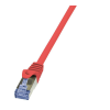 LogiLink Patch kábel PrimeLine, Cat.6A, S/FTP, piros, 1,5 m