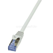 LogiLink Patch kábel PrimeLine, Cat.6A, S/FTP, szürke, 5 m (LOGILINK_CQ3072S) kábel és adapter