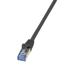 LogiLink Patch kábel PrimeLine, Cat.7 kábel, S/FTP, fekete, 50 m kábel és adapter