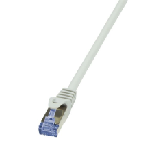LogiLink Patch kábel PrimeLine, Cat.7, S/FTP, 0,25m szürke (CQ4012S) (CQ4012S) kábel és adapter