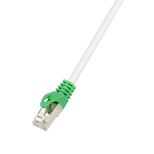 LogiLink Patch kábel PrimeLine, crossover, Cat.6, S/FTP, szürke, 0,5 m kábel és adapter