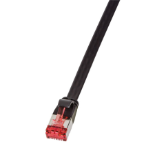  Logilink Patch kábel SlimLine, lapos, Cat.6A, U/FTP, 1 m kábel és adapter