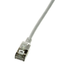 LogiLink Patch kábel SlimLine Ultraflex Cat.6A U/FTP 5m szürke (CQ9072S) (CQ9072S) kábel és adapter