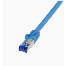 LogiLink Patch kábel Ultraflex Cat.6A S/FTP 15m kék (C6A106S) kábel és adapter