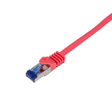 LogiLink Patch kábel Ultraflex Cat.6A S/FTP 1m piros (C6A034S) (C6A034S) kábel és adapter