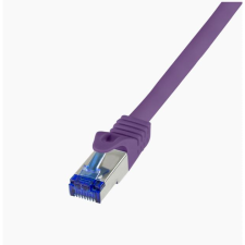 LogiLink Patch kábel Ultraflex Cat.6A S/FTP 3m lila (C6A069S) (C6A069S) kábel és adapter