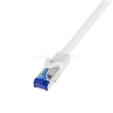 LogiLink Patch kábel Ultraflex, Cat.6A, S/FTP, fehér, 3 m (LOGILINK_C6A061S) kábel és adapter