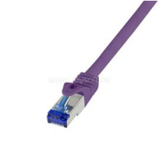 LogiLink Patch kábel Ultraflex, Cat.6A, S/FTP, lila, 10 m (LOGILINK_C6A099S) kábel és adapter