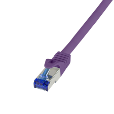 LogiLink Patch kábel Ultraflex, Cat.6A, S/FTP, lila, 20 m kábel és adapter