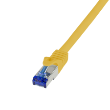 LogiLink Patch kábel Ultraflex, Cat.6A, S/FTP, sárga, 15 m - C6A107S kábel és adapter