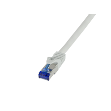 LogiLink Patch kábel Ultraflex, Cat.6A, S/FTP, szürke, 1 m kábel és adapter