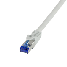 LogiLink Patch kábel Ultraflex, Cat.6A, S/FTP, szürke, 7,5 m kábel és adapter