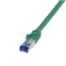 LogiLink Patch kábel Ultraflex, Cat.6A, S/FTP, zöld, 3 m (LOGILINK_C6A065S) kábel és adapter