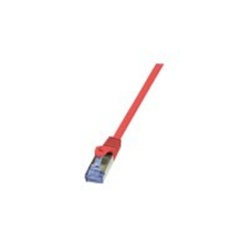 LogiLink PrimeLine - patch cable - 0.25 m - red (CQ3014S) kábel és adapter