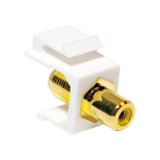 LogiLink RCA keystone csatlakozó, RCA/F - RCA/F, fehér egyéb hálózati eszköz