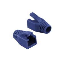 Logilink RJ45 feszültségmentesítő védőburkolat, 8 mm, kék, 50 db egyéb hálózati eszköz