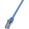 LogiLink RJ45 Hálózati csatlakozókábel, CAT 6A S/FTP [1x RJ45 dugó - 1x RJ45 dugó] 7,5 m, kék LogiLink (CQ3086S)