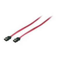 LogiLink S-ATA Kábel, 2x apa, piros, 0,3m (CS0009) kábel és adapter