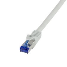 LogiLink S/FTP CAT6a Patch kábel 5m Szürke kábel és adapter