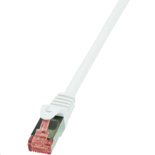 LogiLink S/FTP patch kábel CAT6 0.5m fehér (CQ2021S) kábel és adapter