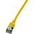 LogiLink Slim U/FTP hálózati kábel Sárga 0,3 M Cat6a U/FTP (STP) (CQ9017S)