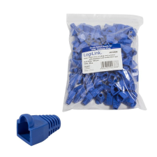 LogiLink - Strain Relief Hoods for Modular Plugs 100 pcs blue kábel és adapter
