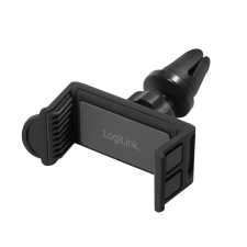 LogiLink szellőzőrácsra szerelhető telefontartó fekete (AA0113) (AA0113) mobiltelefon kellék