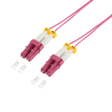 LogiLink szupervékony OM4 szálas patch kábel LC-LC duplex 5 m (FS4LC05) (FS4LC05) kábel és adapter