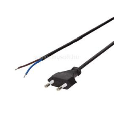 LogiLink Tápkábel, CEE 7/16 nyitott vég, fekete, 1,5 m (LOGILINK_CP137) kábel és adapter