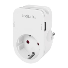 LogiLink töltő adapter 1x CEE 7/3, 1x USB-A, 1x USB-C csatlakozókkal (PA0259) (PA0259) mobiltelefon kellék