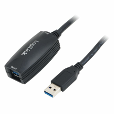 LogiLink USB3.0 Repeater cable 5m Black kábel és adapter
