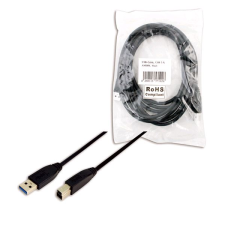 LogiLink USB 2.0 A-B nyomtató kábel 3m (CU0024) (CU0024) kábel és adapter